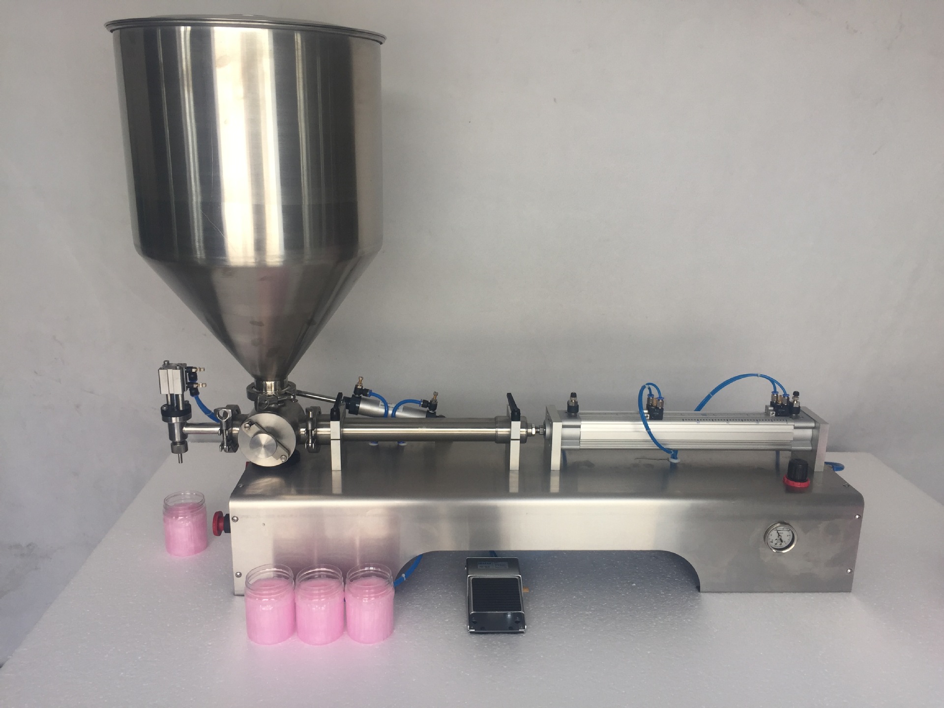 灌装机 半自动罐装机 dgf单头膏体灌装机 半自动液体灌装机 厂家