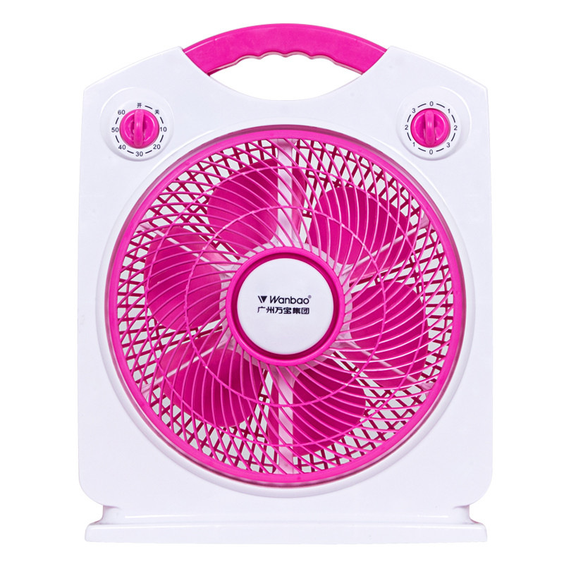 批发万宝10寸w816转页扇家用台式鸿运扇静音学生床头扇礼品台扇厂