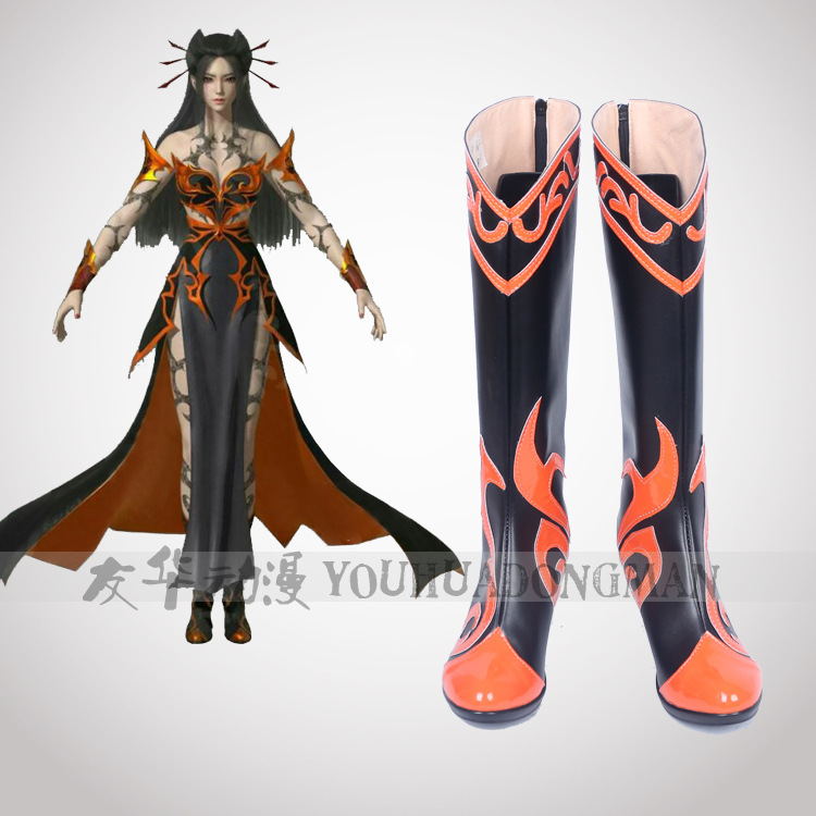 天行九歌焰灵姬cos鞋定制