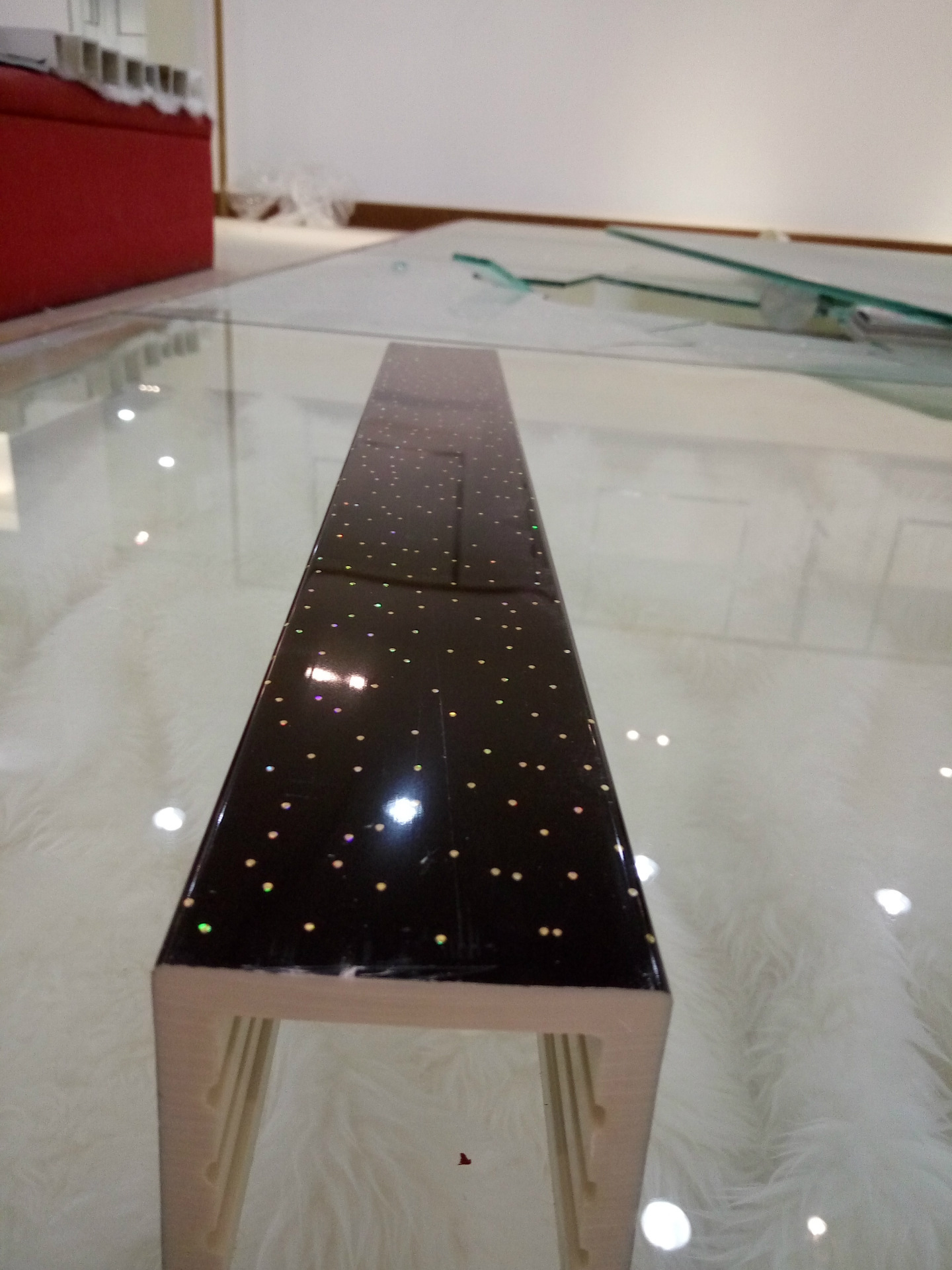 5*8一字浴室厕所卫生间挡水条 厨房地面石基门槛隔水条防水条定做