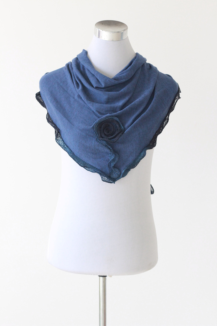 多功能花朵大三角巾外贸 空调防晒 围巾 大披肩 秋冬包头巾臀巾女