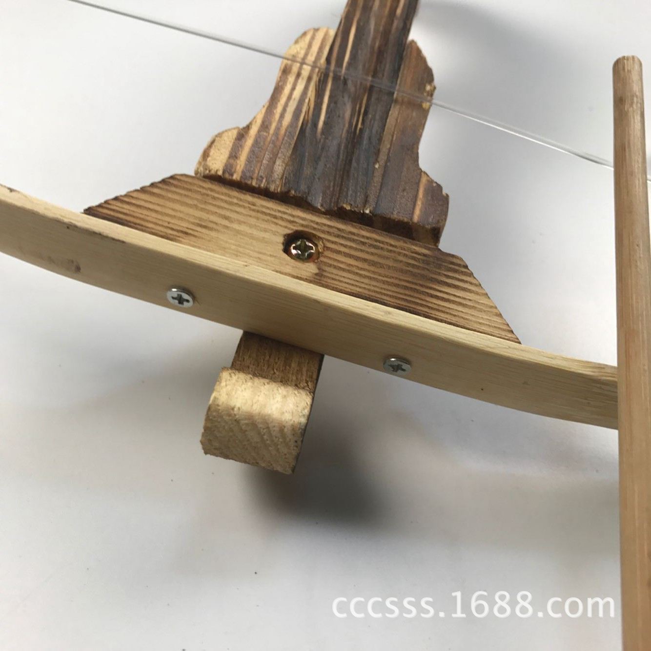 竹制弓箭木中弩十字弩软箭头无杀伤力户外射击玩具竹木刀剑兵器