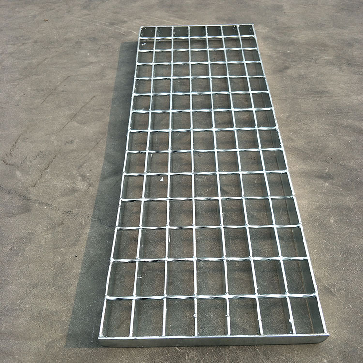 上海钢格板生产厂家金属网格楼梯踏步板热浸镀锌钢格网平台