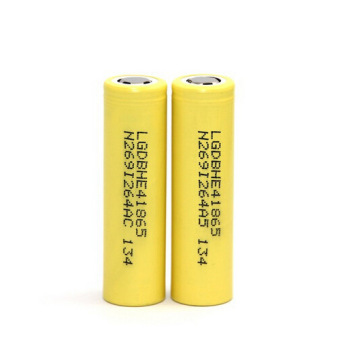 正品现货lg 18650 he4动力锂电池 2500mah 35a持续放电手电筒电池