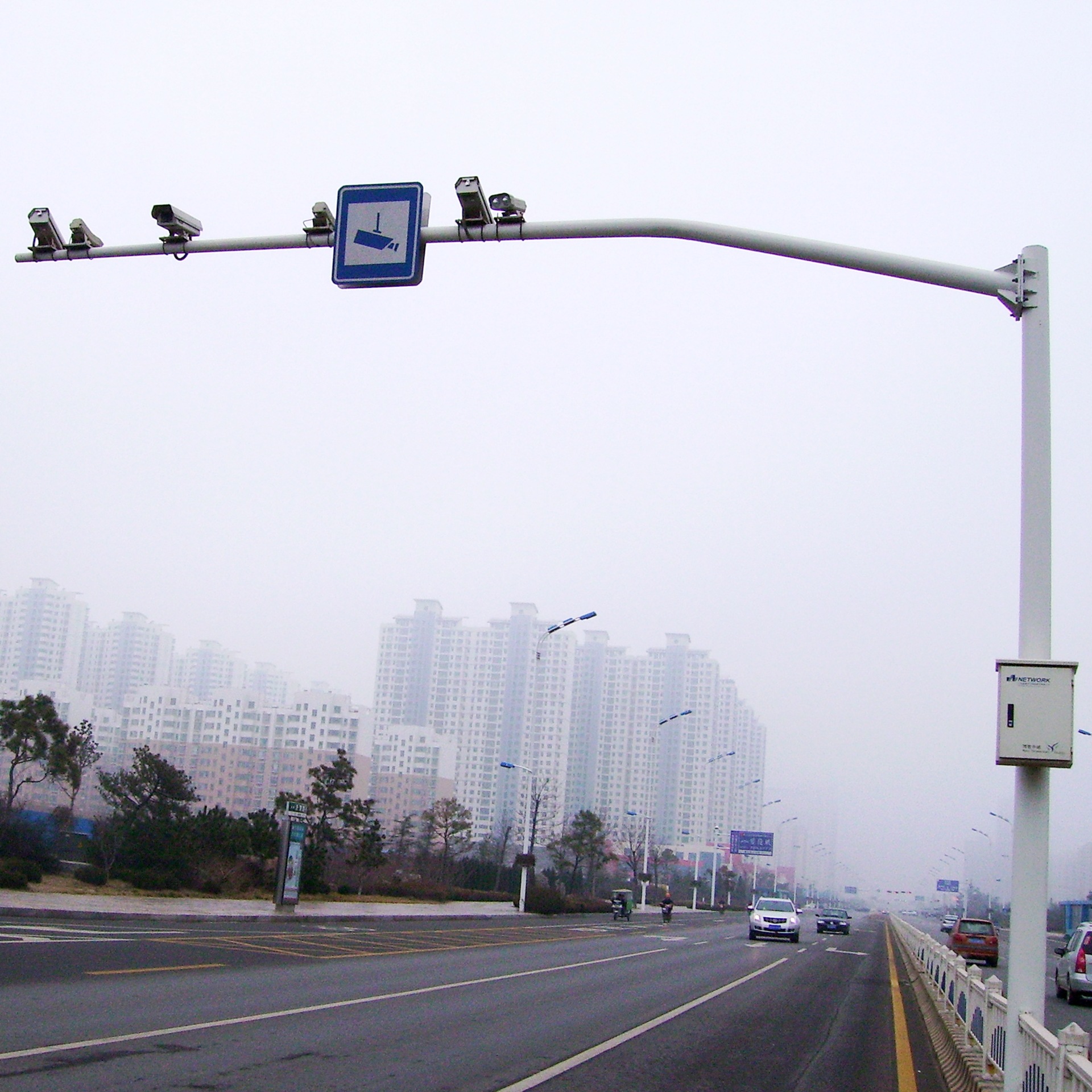 株洲市湖南省道路监控监控杆