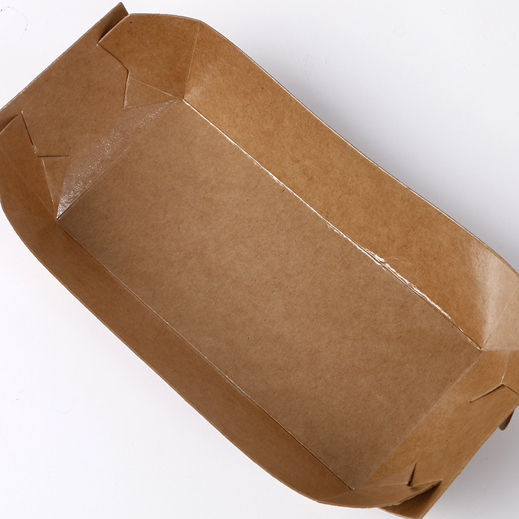 一次性烧烤纸盘牛排杯专用船型纸盘折叠型牛排杯餐盒纸盒海盗船