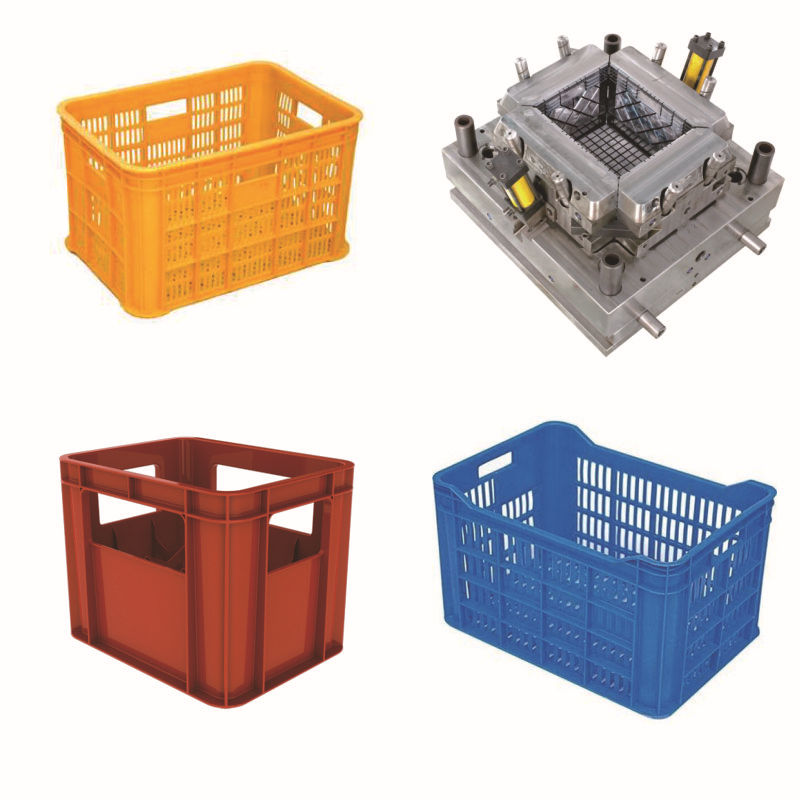 厂家供应 pp塑料周转箱模具 收纳物流周转箱塑料筐模具 注塑加工