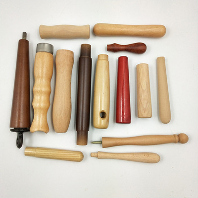 实木手柄锅柄定制锅把手异形木柄把手厨具木柄煎铲木柄园林工具柄