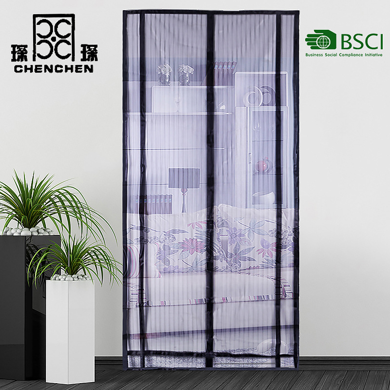 customized magnetic curtain wear-free magnetic stripe anti-mosquito in summer encryption screen window door can be cut and encrypted fly insect-proof hanging curtain