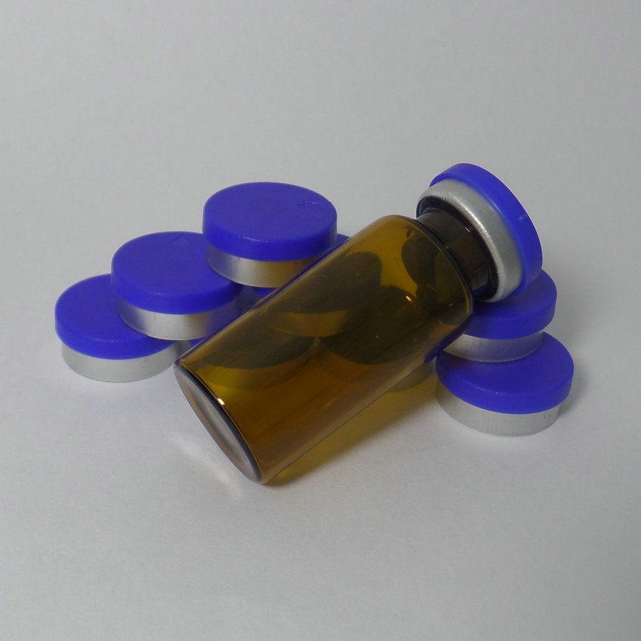 现货供应西林瓶铝塑组合盖,13#20#深蓝色磨砂定位盖,全撕开盖