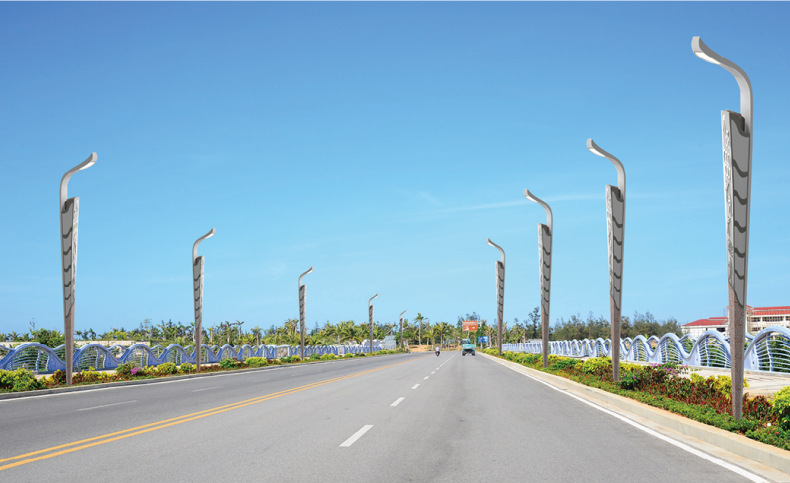 广场户外照明灯具防水农村政府亮化工程大功率led路灯6米60w100w