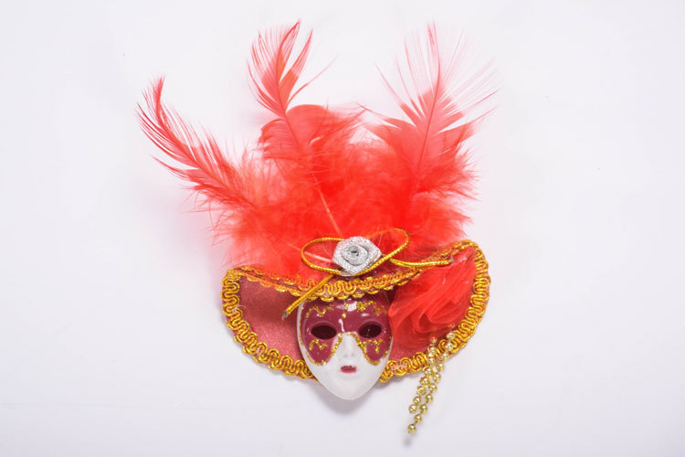 创意卡通立体冰箱贴定制磁性冰箱贴定做化妆舞会迷你小公主面具女