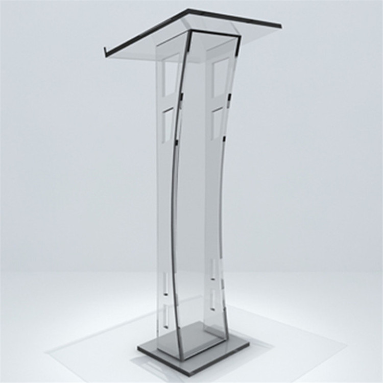 飞剑厂家定制亚克力演讲台 有机玻璃演讲台 亚克力标牌定做