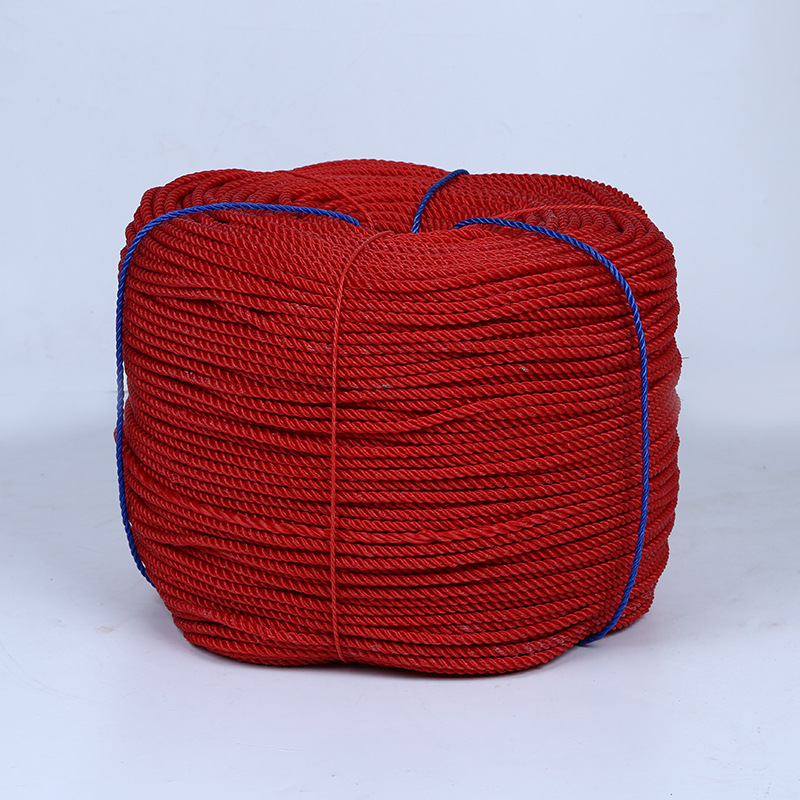 厂家直销全新料pp塑料胶丝绳尼龙扎绳红胶丝绳捆绑绳胶丝索