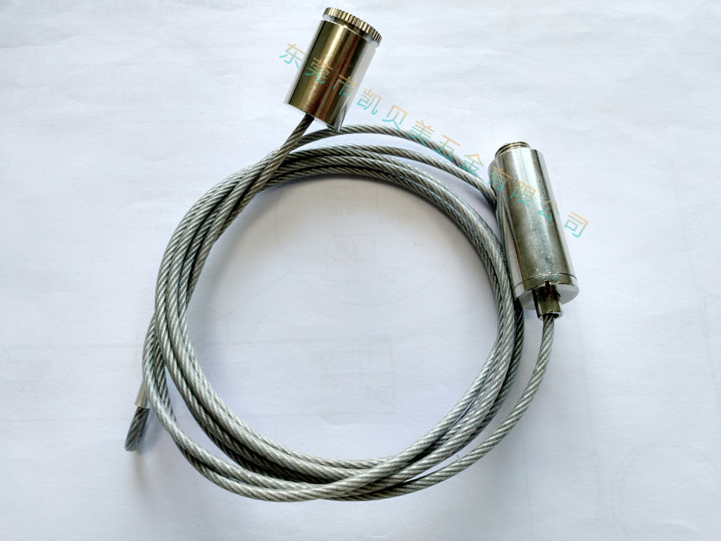 安全吊线组合 灯具悬挂 广告牌吊线 led灯饰配件 不锈钢包胶线