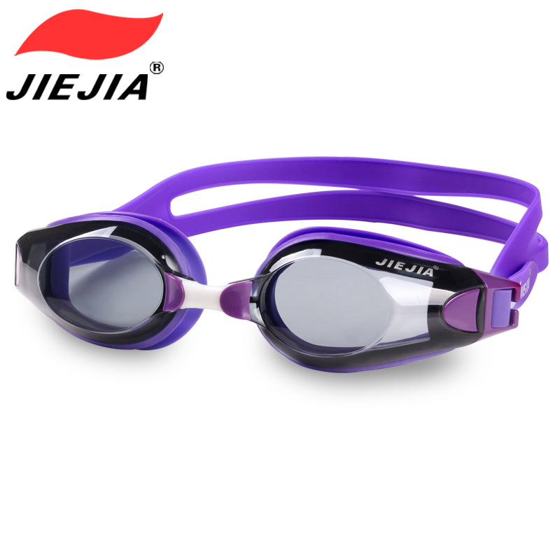 Jiejia Goggles Opt1003 Myopia Swimming Goggles Wholesale One Piece Dropshipping Authentic HD Non-Fogging Swimming Glasses