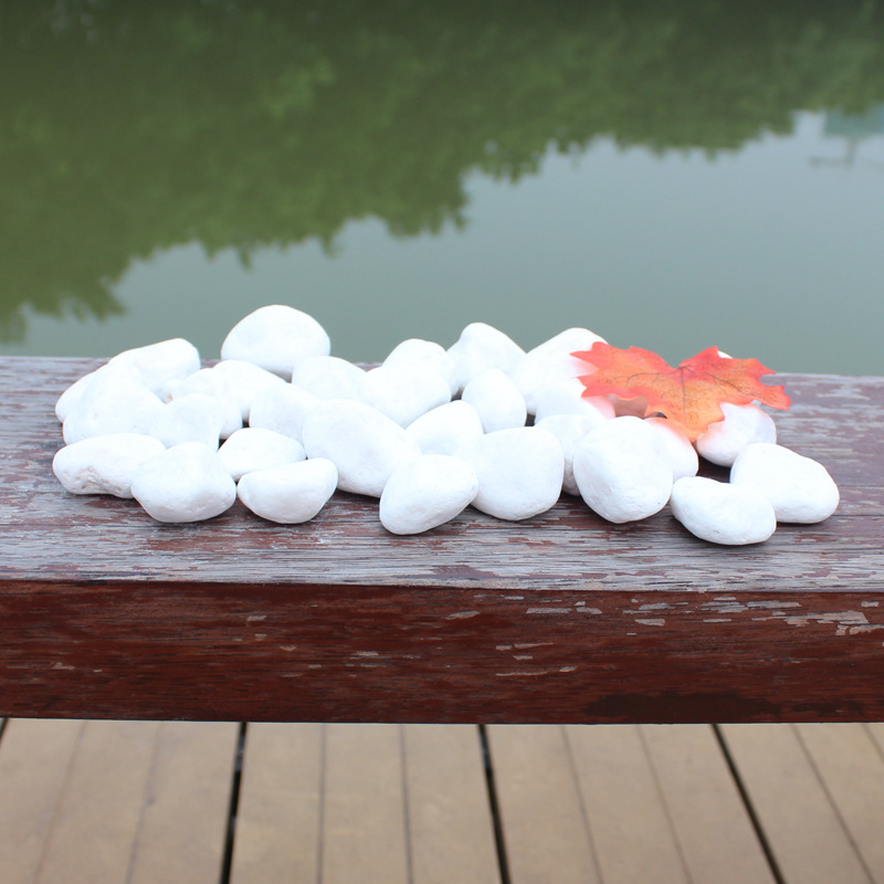 pebbles园林水沟灰黑色石子景观黑色鹅卵石专供出口香港澳门