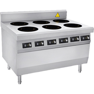 华帝派商用电磁炉酒店六头煲仔炉6眼电磁煲仔炉大功率电磁炉批发