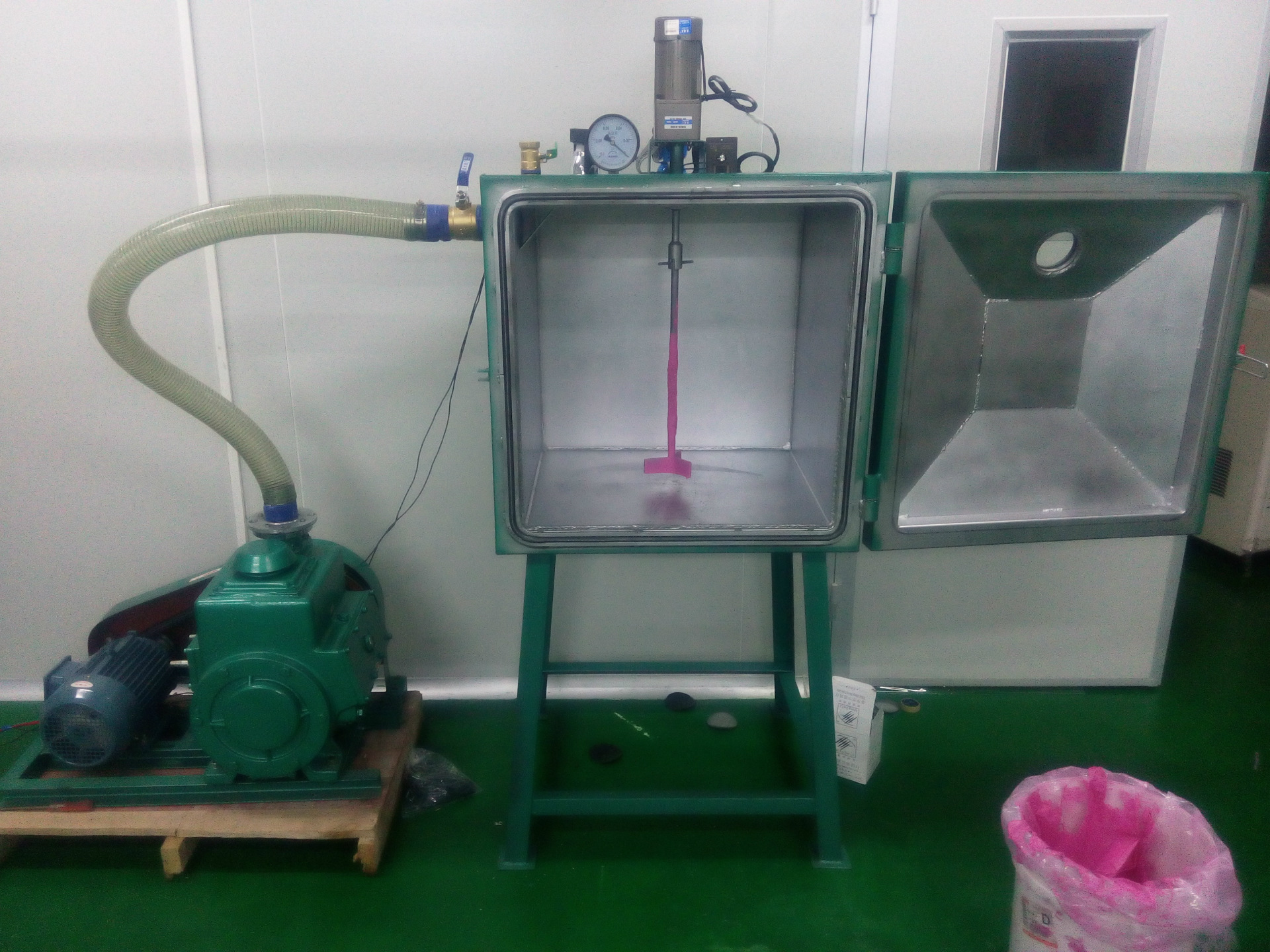 树脂真空脱泡箱硅胶真空脱泡机人造石真空箱胶水消泡除泡机搅拌桶