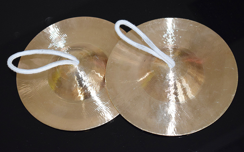 纯铜大中小京镲京剧钹水镲铪子15cm17厘米20公分的小铜学生镲法器