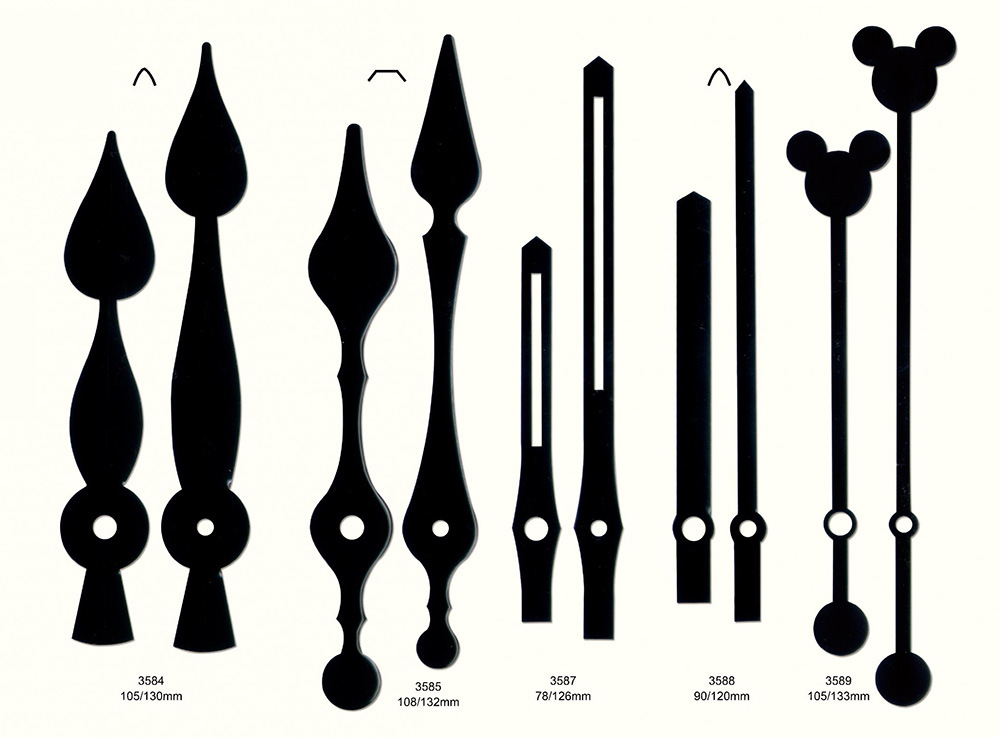 新丽珠石英钟时分针挂钟指针钟表指针时钟针静音机芯指针厂家直销