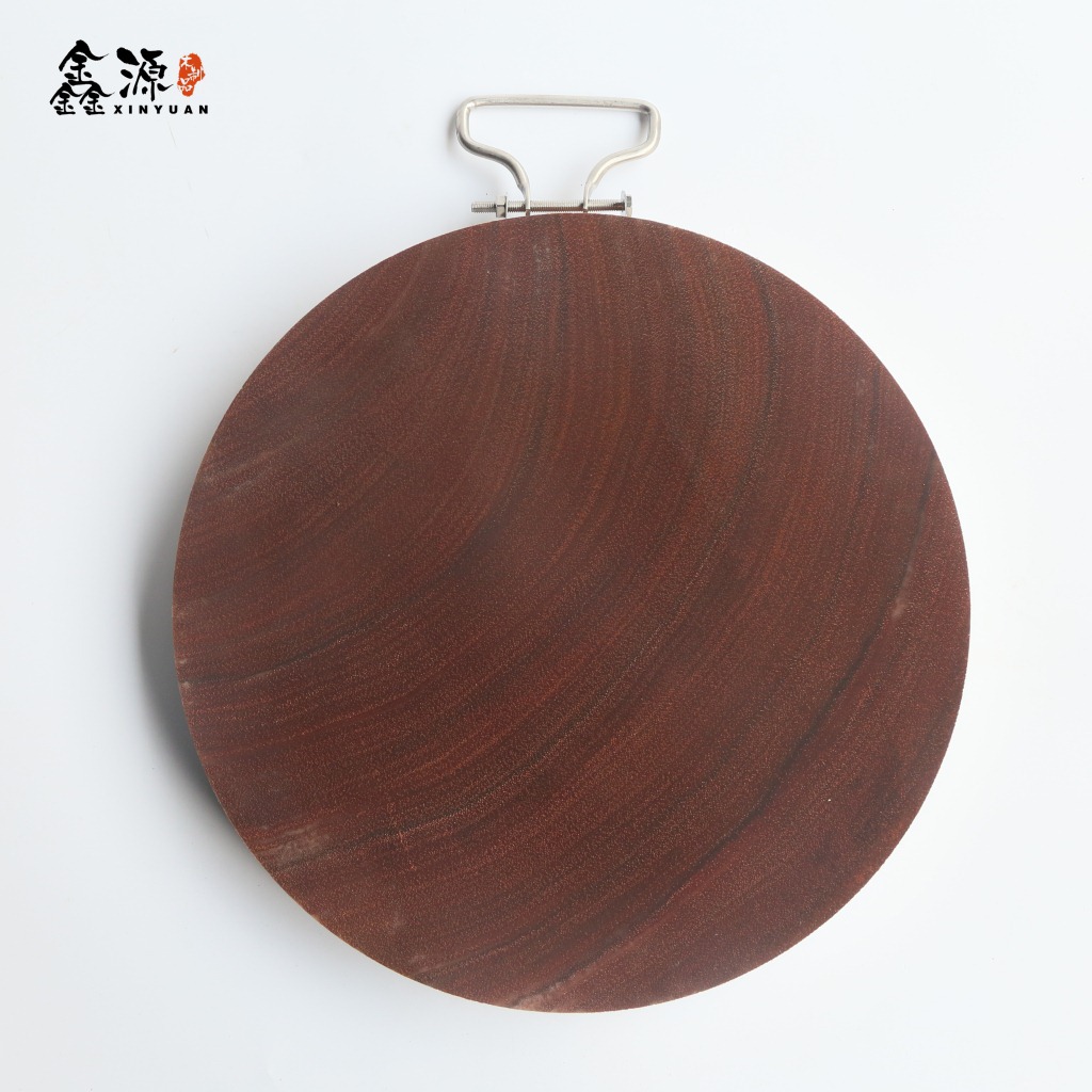 非洲红铁木砧板原木切割高硬度家用菜板耐用厨具防霉案板厚度4cm