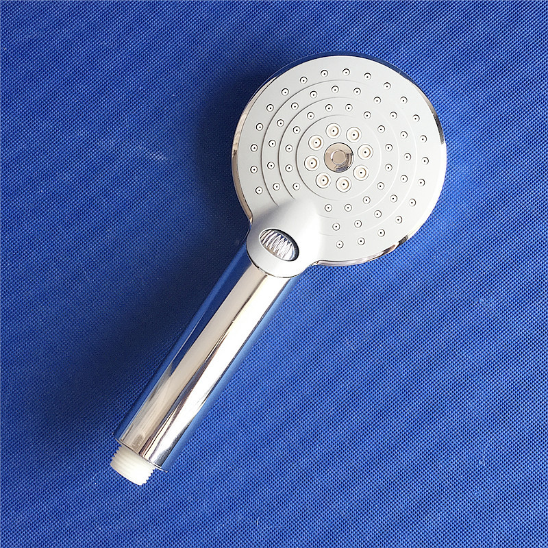 厂家批发 多功能花洒 电镀开关小喷头 三功能增压手持花洒