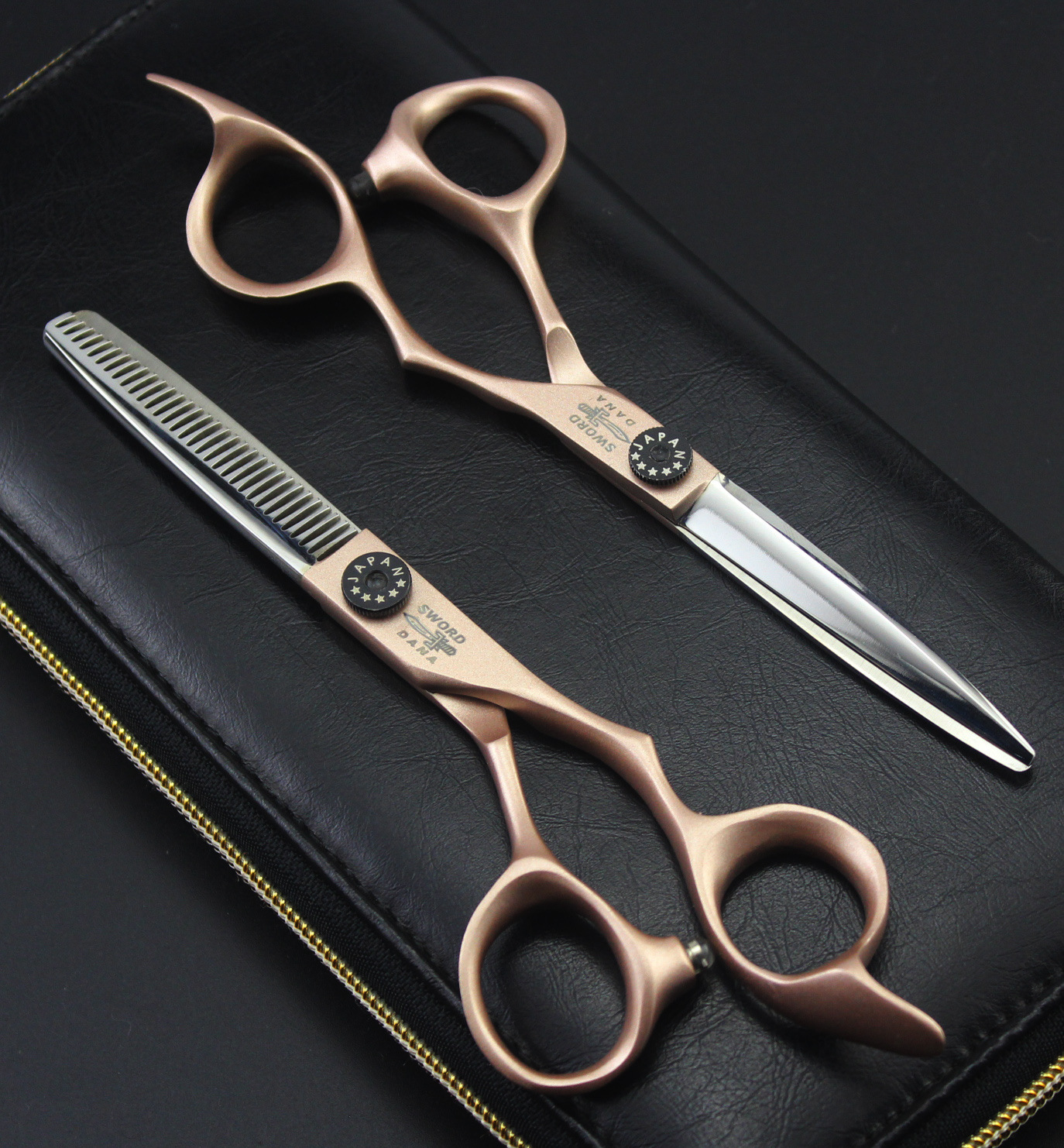 6.0寸彩色日本 水谷 美发剪刀 理发剪 平剪 刘海剪 牙剪