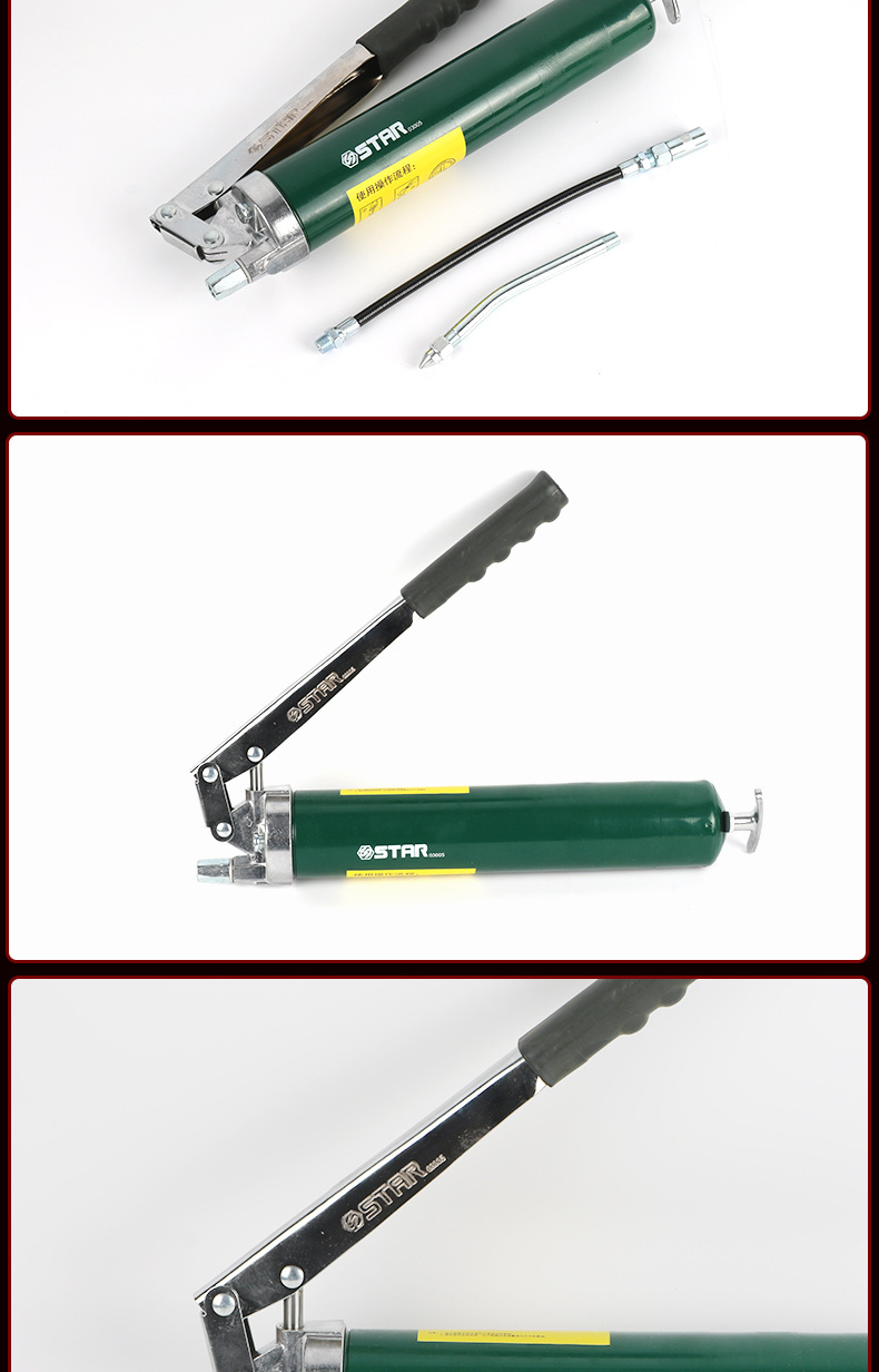 厂家直销压杆式黄油枪多规格压杆式注油枪重型高压手动黄油枪