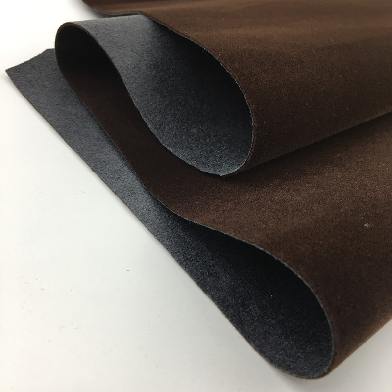 深棕色背胶植绒布加厚加密自粘绒布柜台装饰包装墙面摄影背景装饰