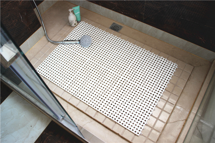 无味洗澡淋浴地垫卫生间厕所厨房拼接满铺浴室防滑垫泳池隔水脚垫