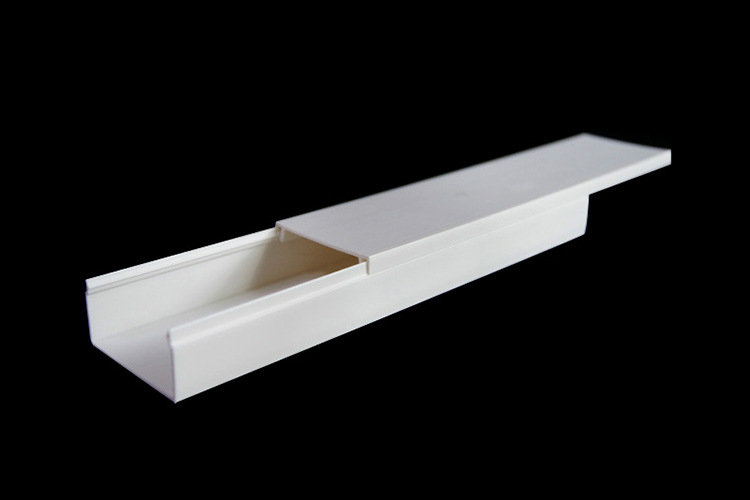 pvc电工线槽 阻燃pvc明线槽60*30 地板线槽pvc可抽明线槽定制