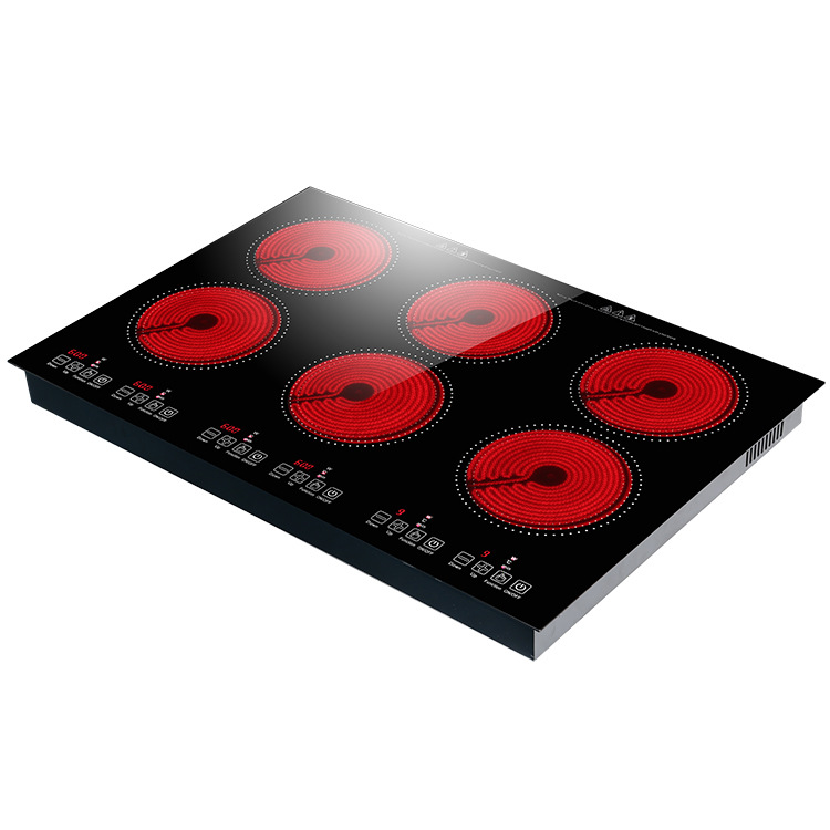 六头商用电陶炉    米线黄焖鸡砂锅   嵌入式散热快电陶炉