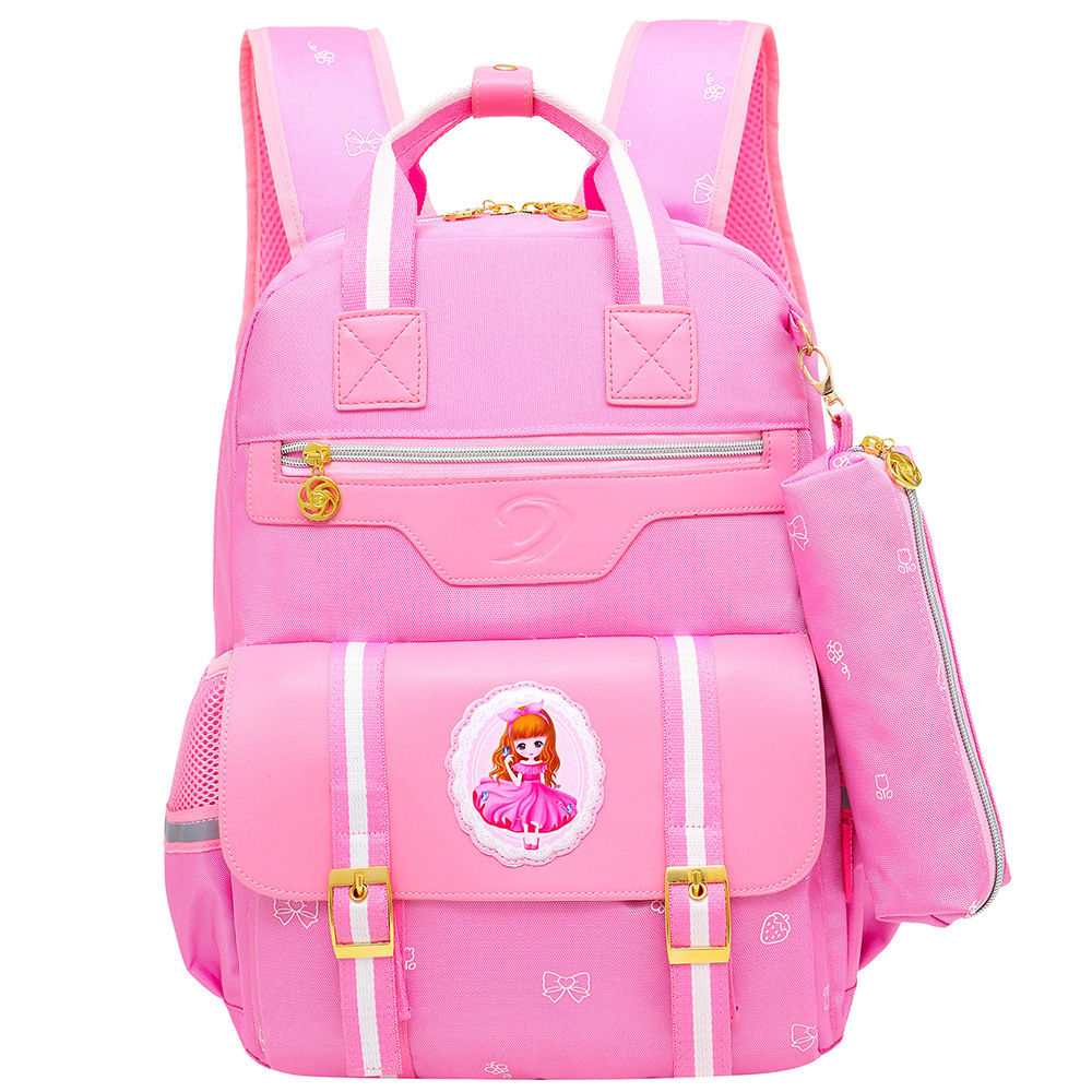 书包女小学生双肩包1-3-5年级书包可爱公主背包6-12周岁一件代发