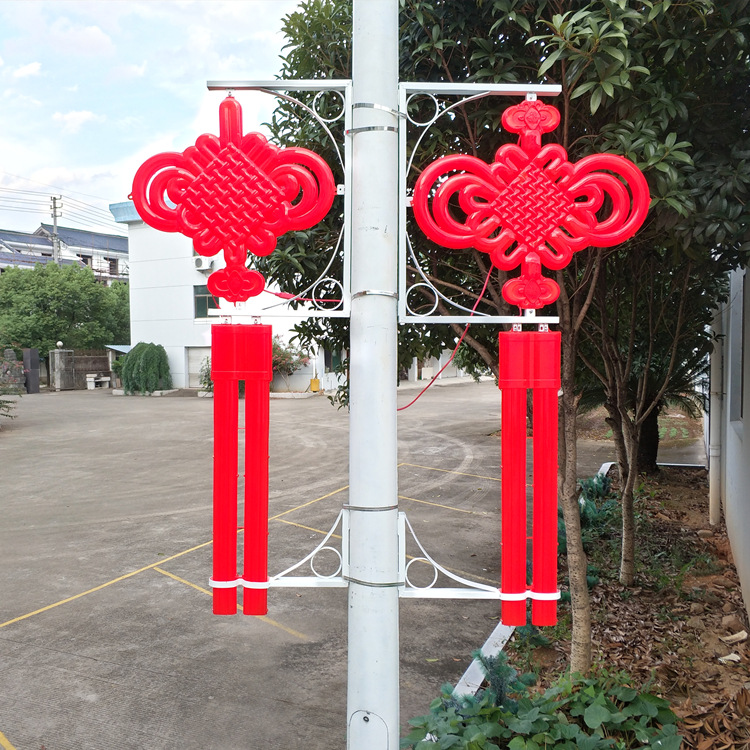 4米led中国结工程户外防水亚克力街道亮化道路景观灯生产厂家