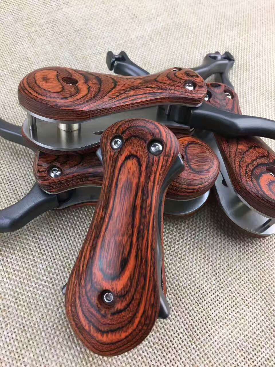 折叠传统弹弓 藏羚羊弹弓折叠扁皮弹弓 304不锈钢钛钢折叠小弹弓