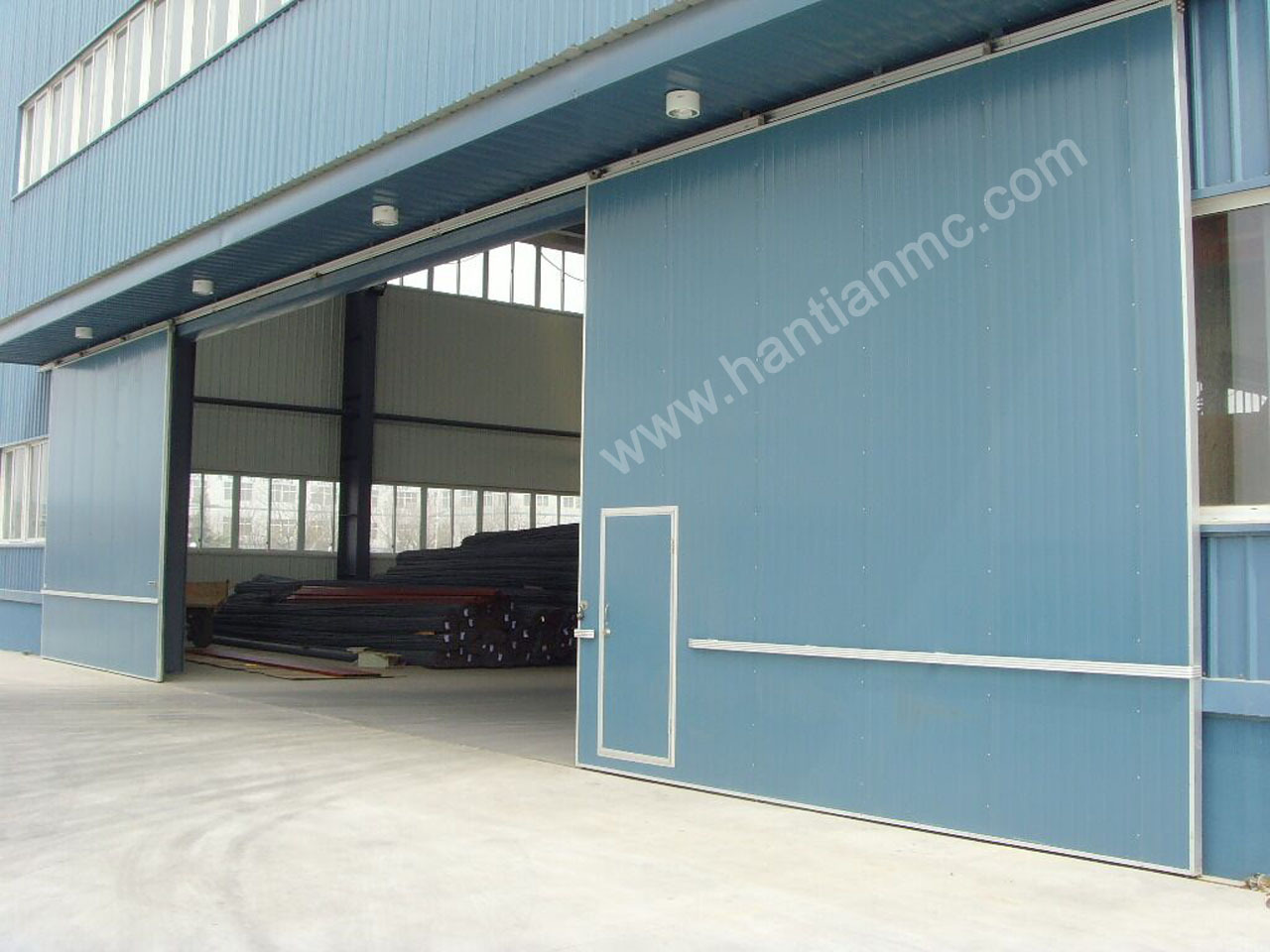 铝合金厂房推拉门 车间推拉门 工业平移门 仓库大门 工业平开门