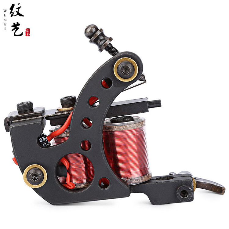 纹身刺青器材 纯铜割线打雾机 纯铜线圈机 弹片纹身机纹身笔