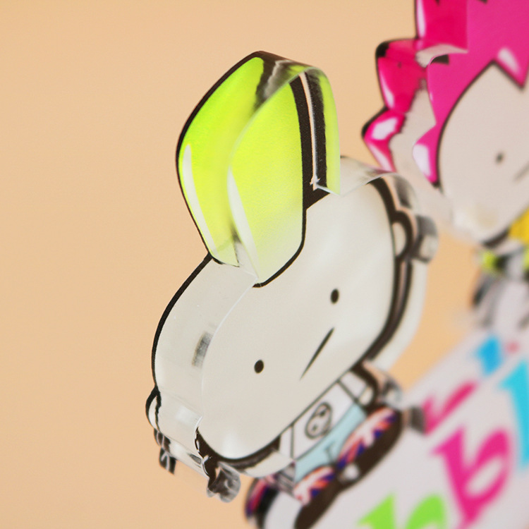 定做亚克力标牌 卡通人物图案亚克力标牌定制 亚力克台卡厂家直销