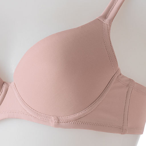 日系少女士纯棉光面女大码聚拢内衣有无钢圈文胸无痕调整型胸罩薄