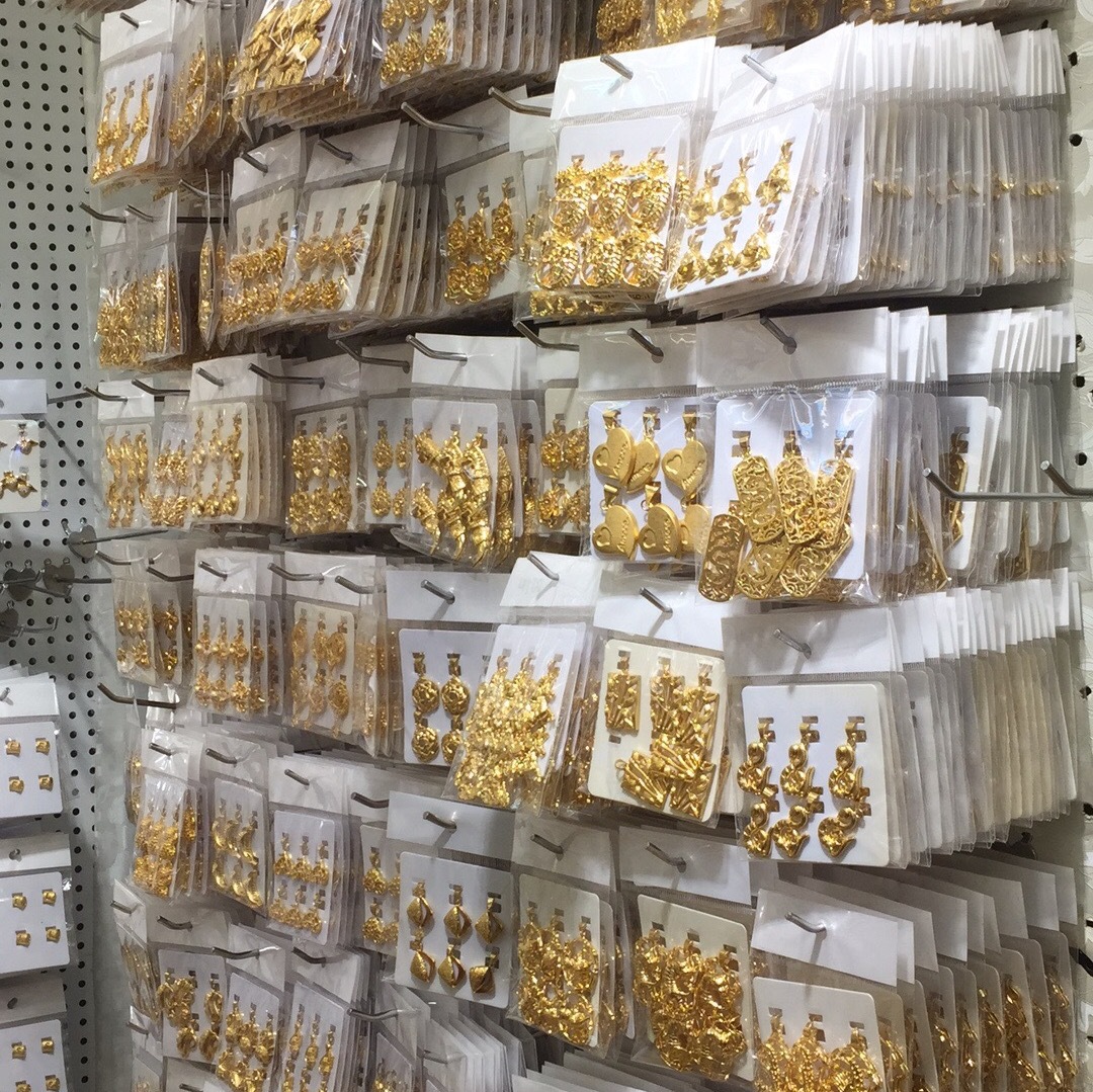 南非锡金观音吊坠 男士吊牌越南沙金饰品镀金吊坠地摊跑江湖新款