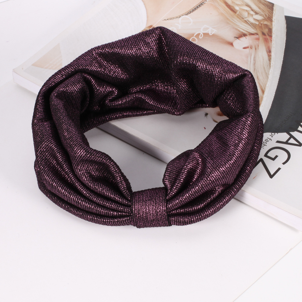 韩国宽边头带 简单方便漂亮 美妆 逛街休闲精品发带批发hyc114