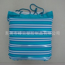 充气防水袋 PVC充气方形沙滩袋/广告沙滩枕户外防水袋、水袋