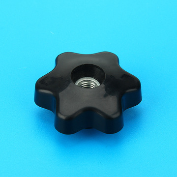 厂家销售 手柄螺母系列六角梅花直径58通孔塑料手拧螺母 经久耐用