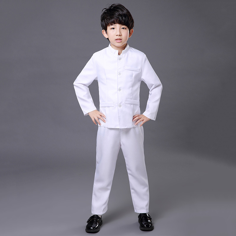 儿童民国学生装民国风男女童五四青年学生服装中山装表演出服