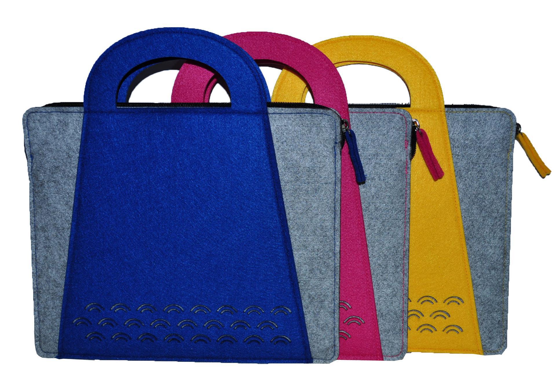 毛毡包毛毡收纳包毛毡收纳筐衣物收纳袋文件袋书皮袋毛毡妈咪包