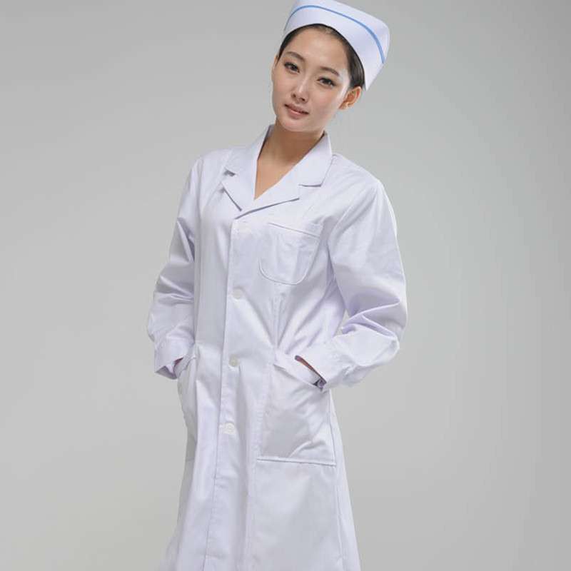 高端定制优质高档白大褂耐磨长袖医用白大褂春秋季新款医师服