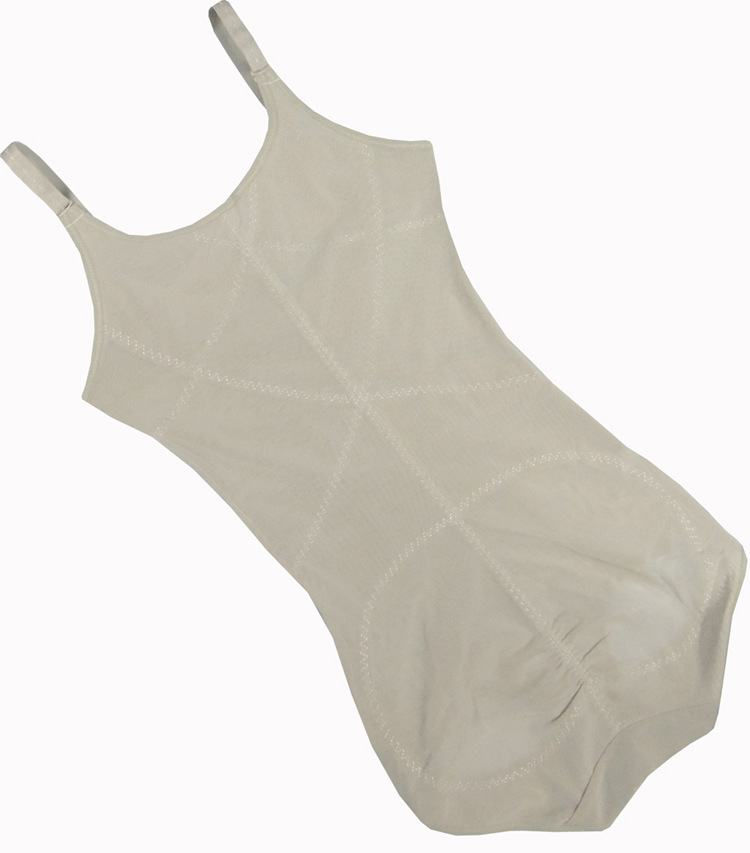 美体塑身衣 连体三角美体内衣 连体吊带三排扣女士塑身内衣 6005