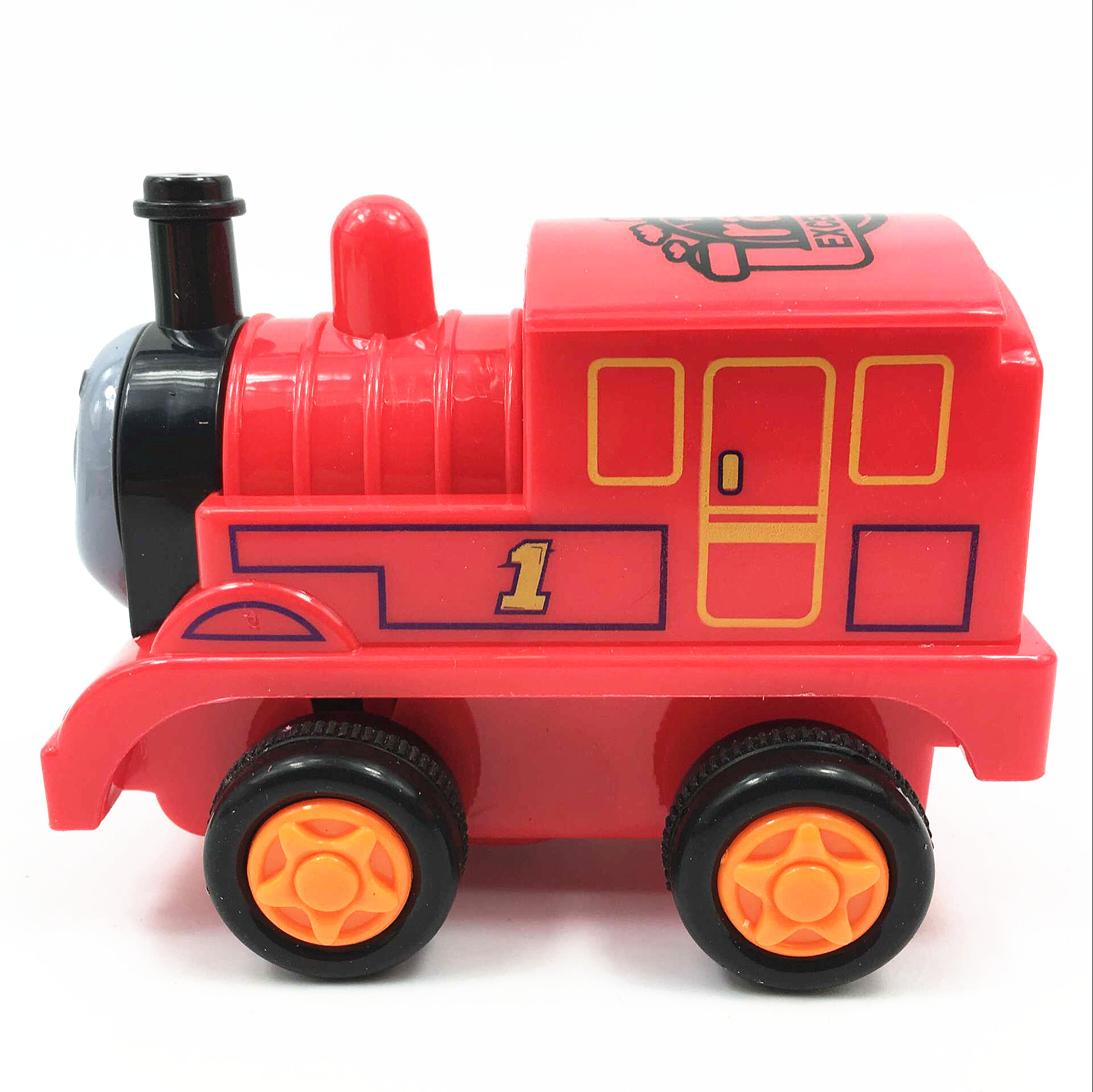 热卖惯性马斯小火车 儿童火车头惯性玩具 蛋糕摆件装饰赠品批发