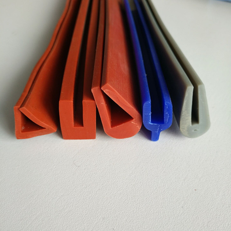 耐高温e型硅胶条 硅胶密封条 烤箱蒸炉耐高温胶条 硅橡p胶密封条